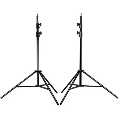 Abbildung von NEEWER PRO 9fuß/260cm Federbelastete Heavy Duty Fotografie Foto Studio Licht Ständer mit 1/4&quot; Schraube &amp; 5/8 Stud für Video, Portrait und Beleuchtung (2 Packungen)