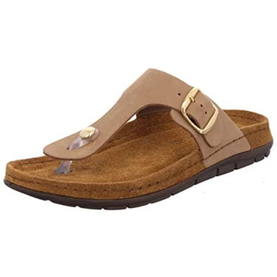 Abbildung von Rohde Rodigod Zehentrenner, Damen, Größe: 39, Natur Schuhe