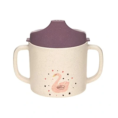 Abbildung von LÄSSIG Kinder Trinklernbecher mit Henkel und abnehmbarem Deckel 150 ml/Sippy Cup Little Water Swan
