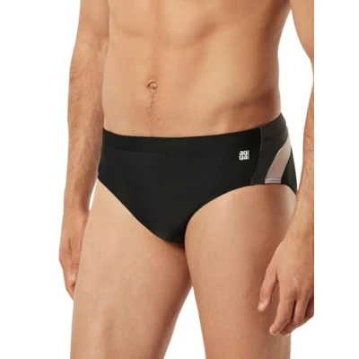 Abbildung von Schiesser Badehose Slip, Herren, Größe: Medium, Schwarz