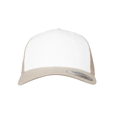 Abbildung von Flexfit Retro Trucker Cap, Größe: One Size, Khaki/white