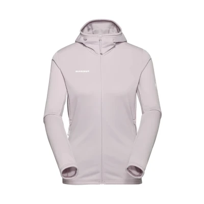 Abbildung von Mammut Aconcagua Light Hooded Fleecejacke, Damen, Größe: Medium, Alpine calamint