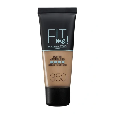 Abbildung von Maybelline New York FIT ME Matte &amp; Poreless Makeup Foundation, Damen, Größe: 30 ml, 350 caramel