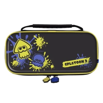 Abbildung von HORI Premium Vault Case (Splatoon 3) Tragetasche für Nintendo Switch Offiziell Lizenziert