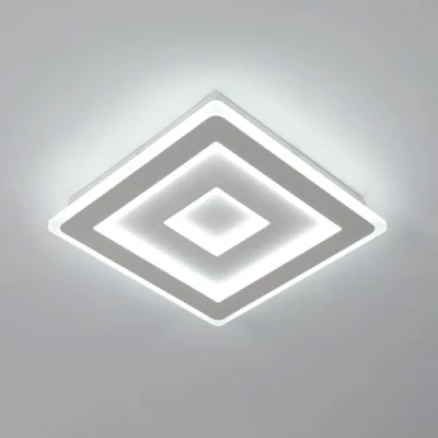 Abbildung von Comely LED Deckenleuchte Quadrat, Moderne Deckenlampe 42W 4725LM 30cm Quadratisch Acryl Deckenbeleuchtung, Lampen Weiß für Schlafzimmer, Wohnzimmer, Flur, Kaltweißes Licht 6500K