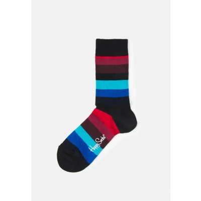 Abbildung von Happy Socks Stripe SOCK Unisex Socken, Größe: 36 40, Black multi