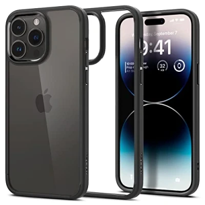 Abbildung von Spigen Ultra Hybrid TPU Back Cover Schwarz Apple iPhone 14 Pro