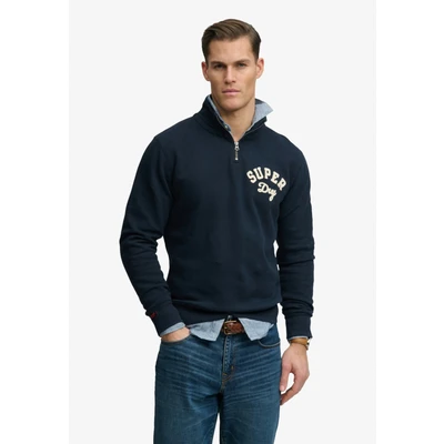 Abbildung von Superdry Sweatshirt "VINTAGE ATHLETIC HALF ZIP", mit hoch geschlossenem Ausschnitt, Loose Fit, in normaler Länge