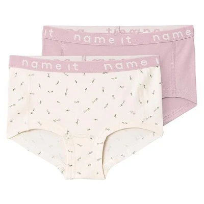 Abbildung von NAME IT Mädchen NKFHIPSTER 2P Buttercream FLORAL NOOS Unterhose, 122/128