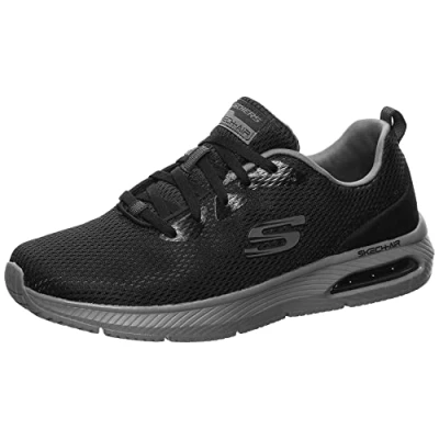 Abbildung von Skechers Herren DYNA AIR Sneaker, Black Mesh/Charcoal Trim, 39 EU