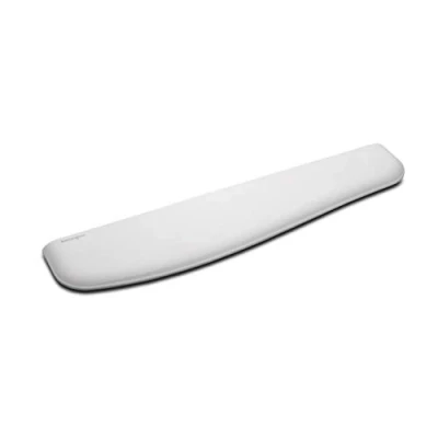 Abbildung von Kensington K50434EU ErgoSoft Handgelenkauflage für flache Tastatur, grau Kunstleder, Ergonomische Unterstützung, Geschwungenes Design, Robust, leichte Reinigung, Geeignet MacBook, iMac