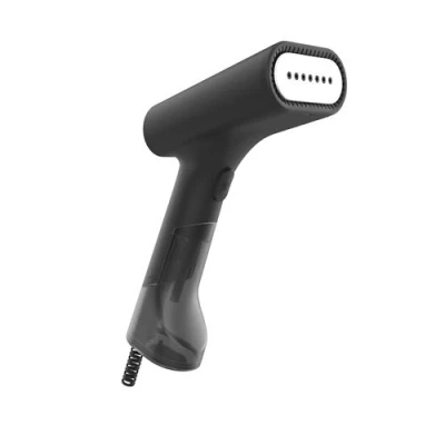 Abbildung von SteamOne DTC120B tragbares vertikales Bügeleisen, Edelstahlplatte, 1800 W, Tank 120 ml, bereit in 35 Sekunden, Dampfstrahl 28 g/min, Farbe Schwarz, W