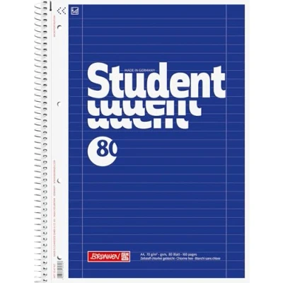 Abbildung von Brunnen 1067927 Notizblock / Collegeblock Student (A4, liniert, Lineatur 27, 70 g/m², 80 Blatt)
