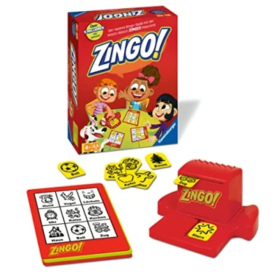 Abbildung von Ravensburger 22354 Zingo!, Kinderspiel ab 4 Jahren, für 2 6 Spieler, Bingospiel