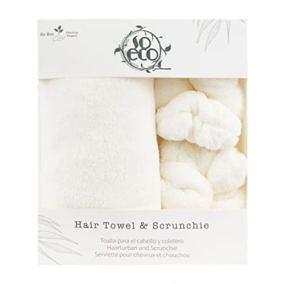 Abbildung von SO ECO HAIR Towel &amp; Scrunchies Haarstylingaccessoires, Größe: One Size, White