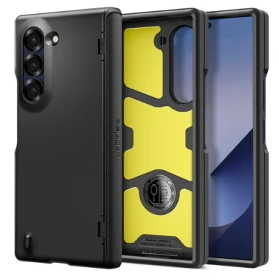 Abbildung von Spigen Slim Armor TPU Back Cover Schwarz Samsung Galaxy Z Fold 6
