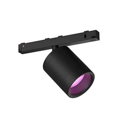 Abbildung von Philips Hue White &amp; Color Amb. Perifo Erweiterungsspot, dimmbar, 16 Mio. Farben, steuerbar via App, kompatibel mit Amazon Alexa, Apple HomeKit Google Assistant, schwarz
