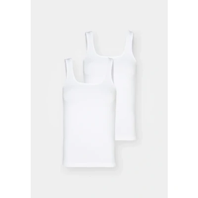 Abbildung von HUGO TWIN VEST 2PACK Unterhemd/shirt, Damen, Größe: Large, White