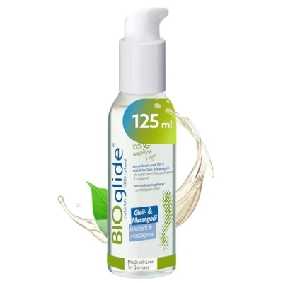 Abbildung von JOYDIVISION Original BIOglide 2 in 1 Massage &amp; Gleitgel 125 ml I BIO Gleitmittel 100% natürlich vegan Frei von Parabenen und synthetischen Duftstoffen