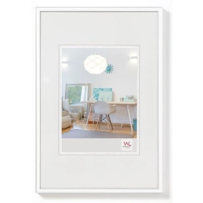 Abbildung von walther design Bilderrahmen weiss 60 x 80 cm New Lifestyle Kunststoffrahmen KV080W