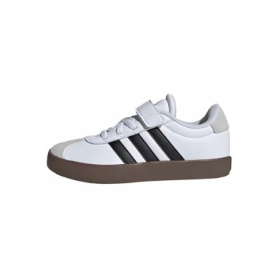 Abbildung von adidas VL Court 3.0 Hook and Loop Shoes Kids Schuhe, Cloud White/Core Black/Grey One, 28 EU