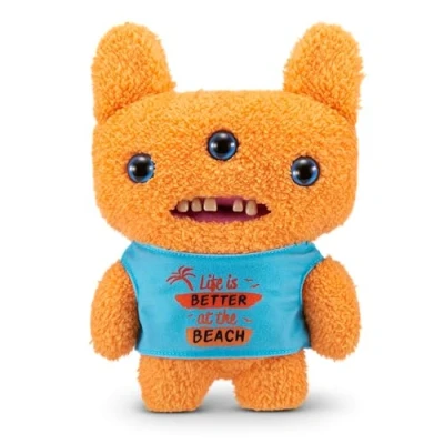 Abbildung von Fuggler Vacay Vibes von ZURU, Funny Ugly Monster, Plüsch, zum Sammeln, Spielzeug (Reek O orange)