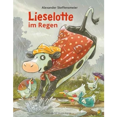 Abbildung von Lieselotte im Regen: Lustige Bilderbuchgeschichte von Kuh zum Vorlesen für Kinder ab 4 Jahren