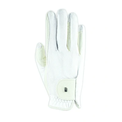 Abbildung von Roeckl Sports Reithandschuh ROECK Grip LITE, Turnier Sommer Handschuh, Weiß 8