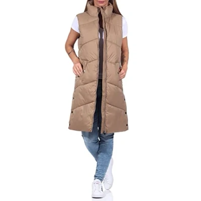 Abbildung von Vero Moda Uppsala NOOS Weste, Damen, Größe: Small, Tigers eye