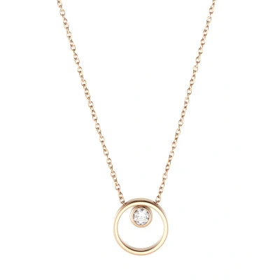 Abbildung von Skagen ELIN Halskette, Damen, Größe: One Size, Roségoldfarben