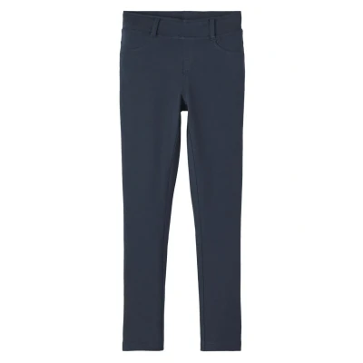 Abbildung von Name it NKF JAVI Solid Stoffhose für Kinder, Größe: 152, Dark sapphire