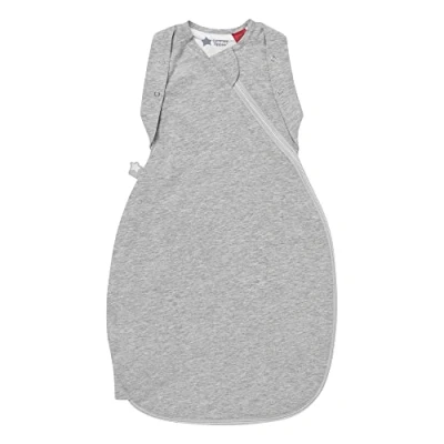 Abbildung von Tommee Tippee Babyschlafsack, The Original Grobag, Hüftgerechtes Design, Weiches Gewebe mit Hohem Baumwollanteil, 0 3 Monate, 2,5 TOG, Sky Grey Marl