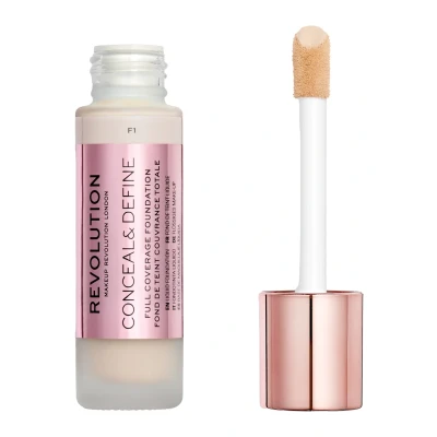 Abbildung von Makeup Revolution Conceal &amp; Define Foundation Foundation, Damen, Größe: 23 ml, F1