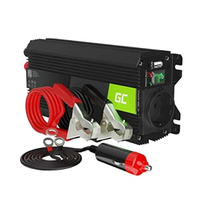Abbildung von Green Cell PRO 500W/1000W 12V auf 230V Sine Wave Volt kfz Spannungswandler Wechselrichter Power Solar Inverter DC AC Umwandler Stromwandler Wohnwagen Auto Modifizierte Sinus