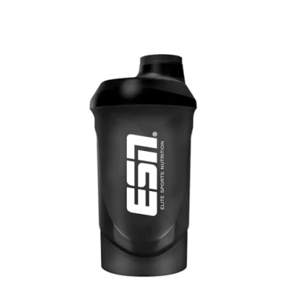 Abbildung von ESN Shaker, Black, 600 ml, auslaufsicher, Shaker mit Messskala zum einfachen Dosieren, frei von BPA &amp; DEHP, geprüfte Qualität
