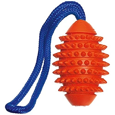 Abbildung von Karlie Ruffus Vollgummi Aqua Football L: 32 cm ø: 11 orange