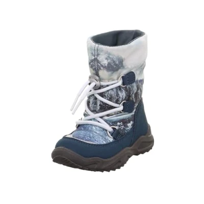 Abbildung von Superfit Jungen Glacier Warm Gefütterte Gore tex Schneestiefel, Blau 8010, 25 EU Weit