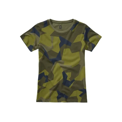 Abbildung von Brandit Tshirt print, Damen, Größe: XXL, Swedish camo