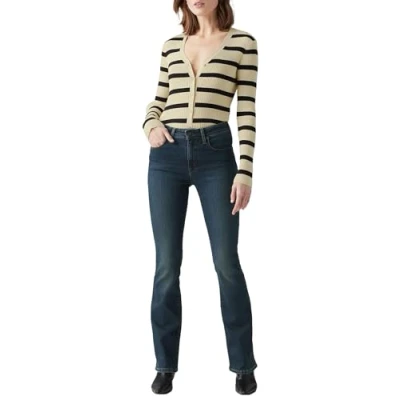 Abbildung von Levi&#039;s 725 HIGH RISE Bootcut Jeans Bootcut, Damen, Größe: 29x30, Blue swell