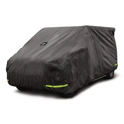 Abbildung von Maypole Campervan Abdeckung passend für FIAT Ducato und Peugeot Boxer, 4 lagig, atmungsaktiv, wasserabweisend, grau mit Reflektoren