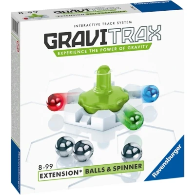 Abbildung von GraviTrax Balls &amp; Spinner, Erweiterung zu Kugelbahn Bausystem, ab 8 Jahren