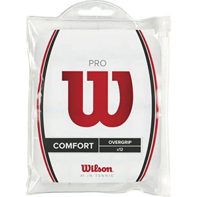 Abbildung von Wilson Unisex Griffband Pro Overgrip, weiß, 12 Stück, WRZ4016WH