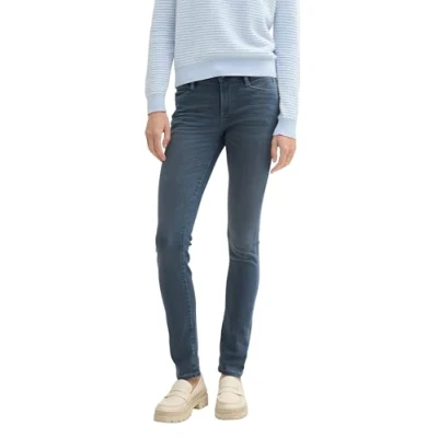 Abbildung von TOM Tailor Jeans Slim Fit, Damen, Größe: 26x30, Mid stone blue grey denim