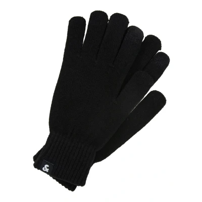 Abbildung von Jack &amp; Jones Jacbarry Gloves Fingerhandschuh, Herren, Größe: One Size, Black