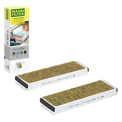 Abbildung von MANN FILTER FP 3023 2 Innenraumfilter FreciousPlus Biofunktionaler Pollenfilter (2er Set) Für PKW
