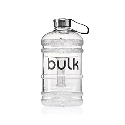 Abbildung von Bulk Half Gallon Wasserflasche, Sport Trinkflasche, Klar, 2.2 Liter