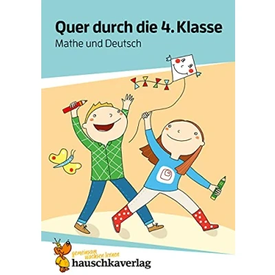 Abbildung von Mathe und Deutsch 4. Klasse Übungsblock: Fit für Gymnasium Realschule, spielerisch wiederholen inklusive Lösungen (Quer durch Übungshefte blöcke, Band 664)