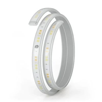 Abbildung von Nanoleaf Essentials Lightstrip Erweiterung, 1m Zusätzlich Smart RGBW LED Strip Thread &amp; Bluetooth 16 Mio. Farben Streifen, Musik Bildschirm Sync, Funktioniert mit Google Home Apple, Deko Gaming