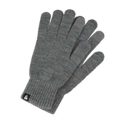 Abbildung von Jack &amp; Jones Jacbarry Gloves Fingerhandschuh, Herren, Größe: One Size, Grey melange