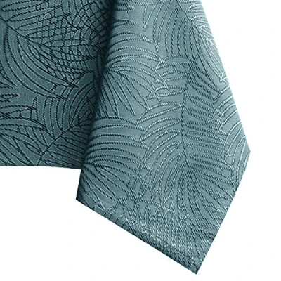 Abbildung von AmeliaHome Tischdecke 150x350 cm Tischtuch Tafeldecke Fleckschutz Lotuseffekt Abwaschbar Wasserabweisend Ornament Gaia Petrol
